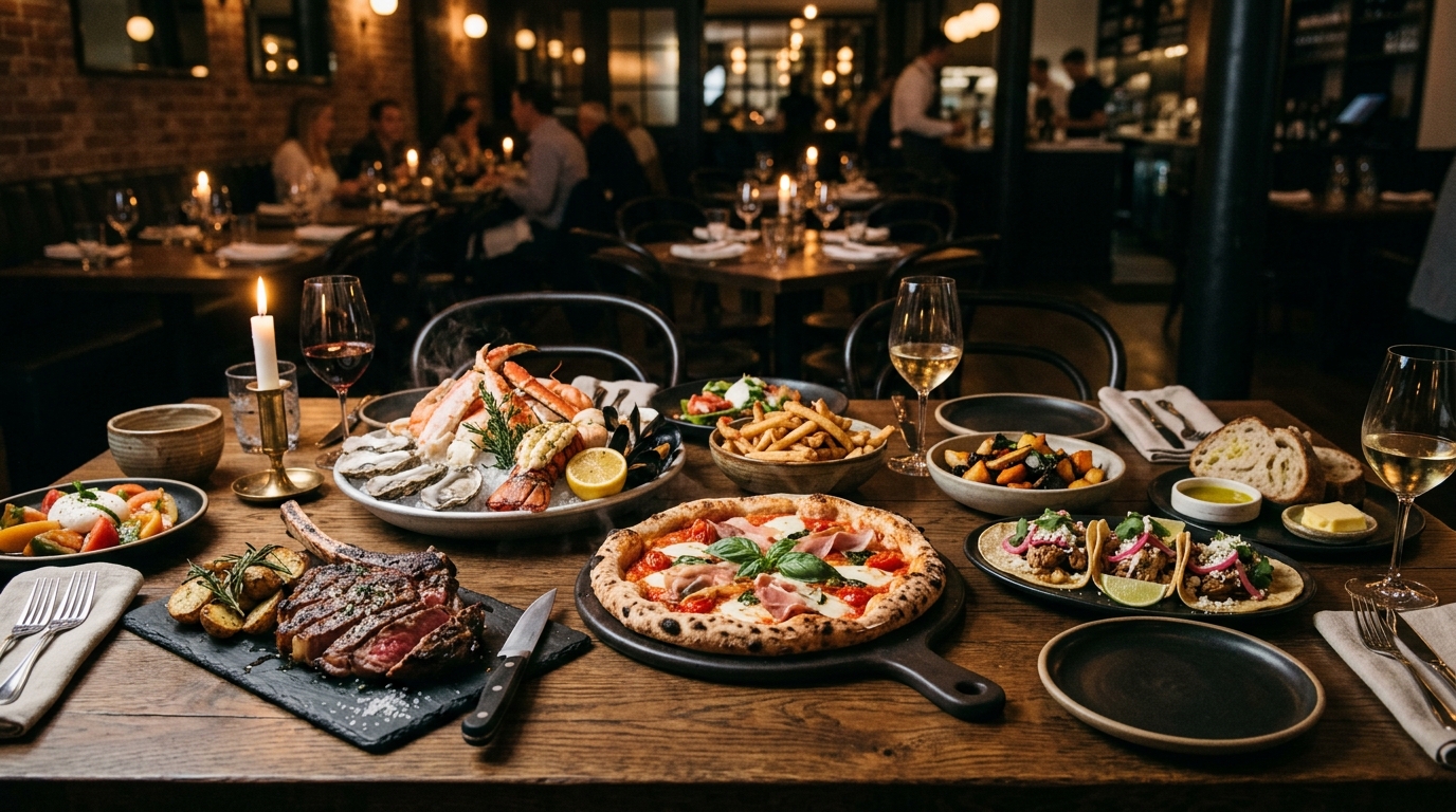 The Boundary Gourmet Food Selection